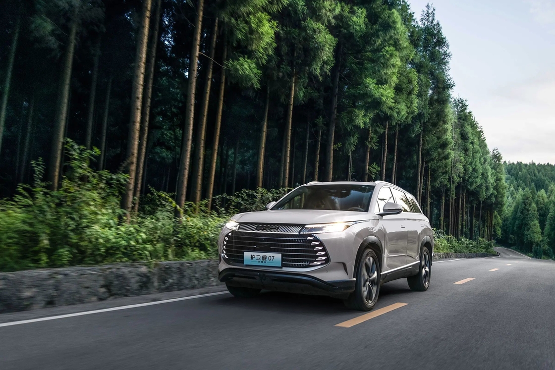 BYD電動車フリゲート07 グロリー・エディション 六角形デザイン シェル 白内装色