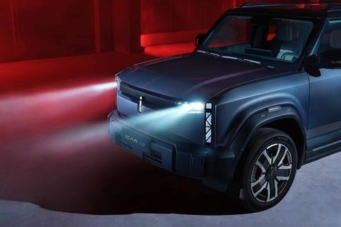 150km/h 左方向チェリー電気自動車 iCAR 03 快適な運転体験