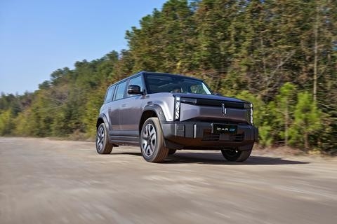 150km/h 左方向チェリー電気自動車 iCAR 03 快適な運転体験