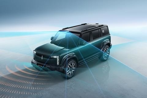 150km/h 左方向チェリー電気自動車 iCAR 03 快適な運転体験